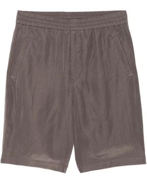 Giorgio Armani Shorts Elasticizzati - Grigio