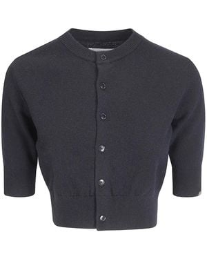 Extreme Cashmere Button Cashmere Cardigan - Blue