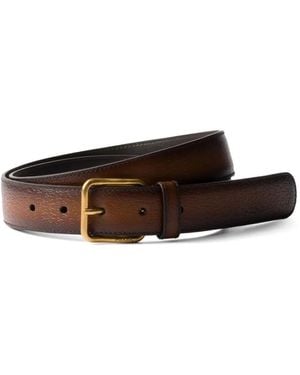 Prada Leather Belt - Brown