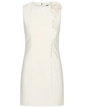 ROTATE BIRGER CHRISTENSEN Robe Courte Volantée À Fleurs - White