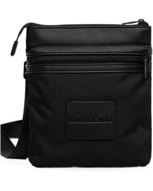 ARMANI EXCHANGE Borsa Messenger Con Zip - Nero