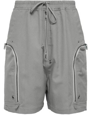 Rick Owens Shorts mit Reißverschlusstaschen - Grau