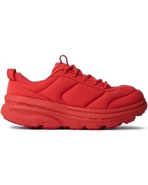 Hoka One One Bondi quilted lace-up sneakers - Rot