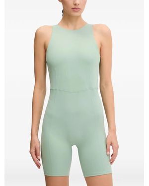 Casall Cut-Out Sleeveless Jumpsuit - Green