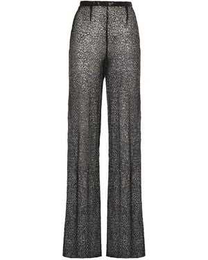 Taller Marmo Marlene Sequin-Embellished Pants - Gray