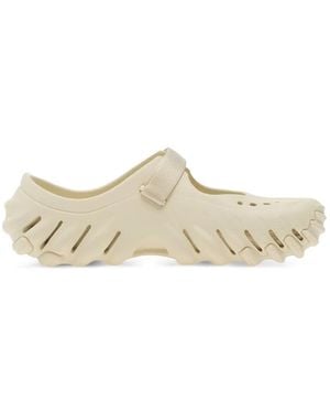 Crocs™ Echo Perforated Touch-Strap Slip-Ons - White