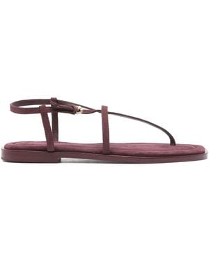 A.Emery Remly Platte Sandalen - Bruin