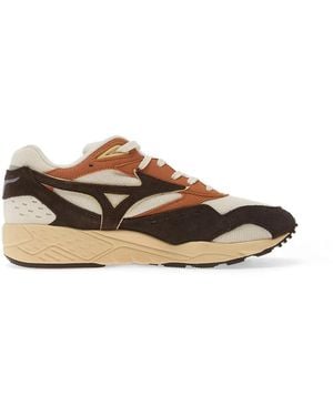 Mizuno Contender Lace-Up Fastening Trainers - Brown