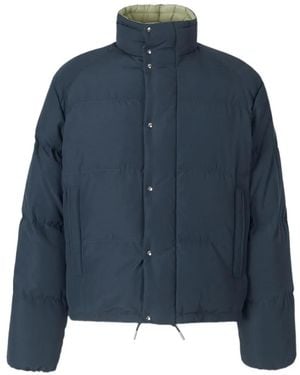 Moncler Kurze Verone Daunenjacke - Blau