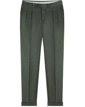 Gazzarrini x Michele Franzese Pleated Trousers - Green