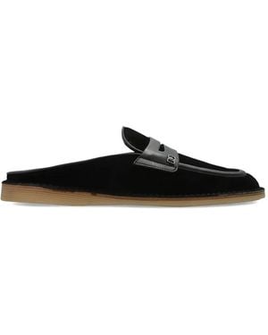 Dolce & Gabbana Mules Aus Wildleder - Schwarz