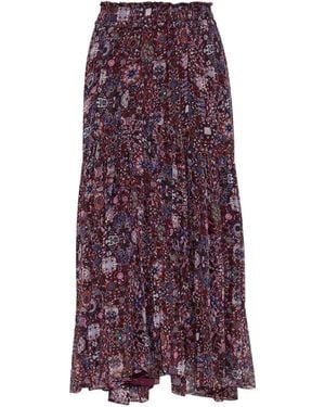 Isabel Marant Gonna A Fiori - Viola
