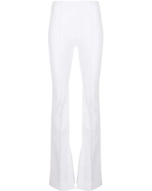 Adam Lippes Eva Flared-Leg Pants - White