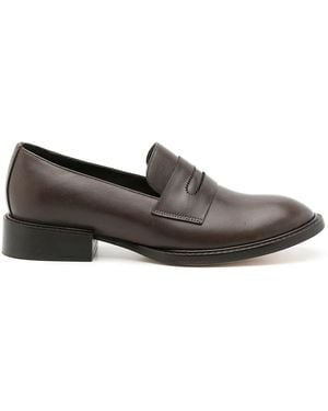 Sarah Chofakian Edward Flat Loafers - Brown