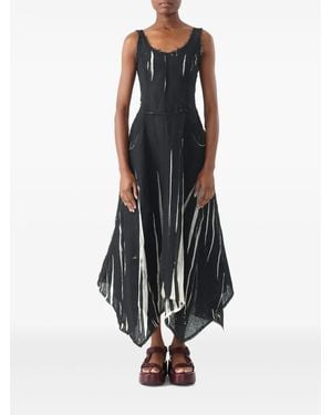 Jason Wu Screen-Printed Dress - Black