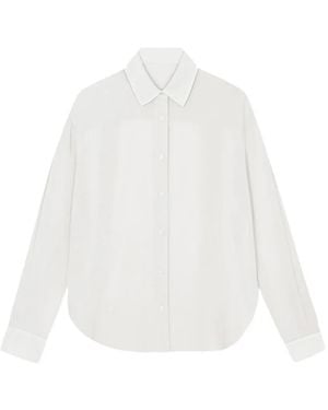 Frankie Shop Peri Georgette Shirt - White
