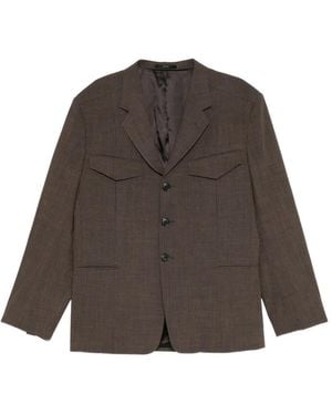 Paul Smith Chest Flap Pockets Blazer - Brown