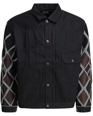 Kapital Patch-Pocket Cotton Jacket - Black