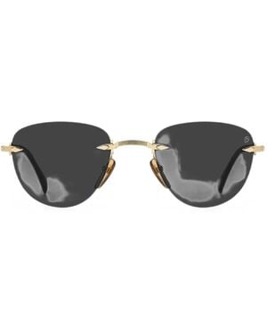 David Beckham Zonnebril Met Randloos Geometrisch Montuur - Metallic