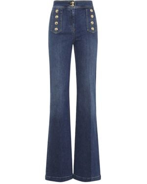 Elisabetta Franchi Denim Cotton Jeans - Blue