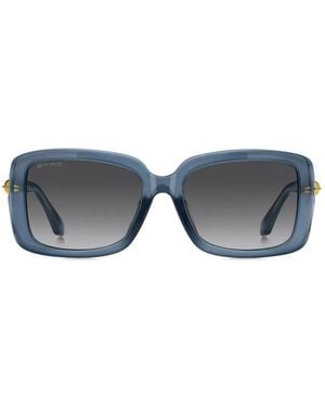 Etro Rectangle-Frame Sunglasses - Grey