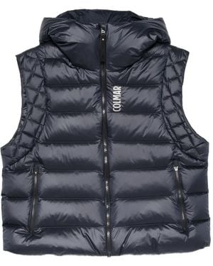 Colmar ジップアップ フーデッド ジレ - ブラック