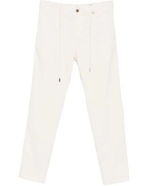 Myths Pantalon À Taille À Lien De Resserrage - White