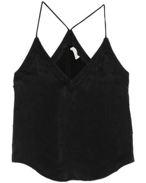 Liu Jo V-Neck Top - Black