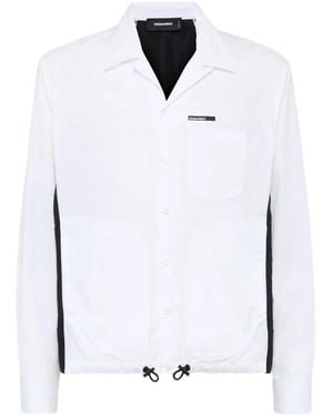 DSquared² Drawstring-Hem Shirt - White