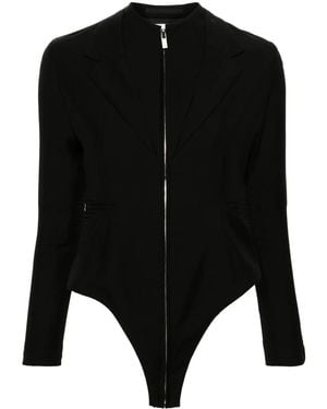 Noir Kei Ninomiya Body de vestir con detalle remarcado - Negro