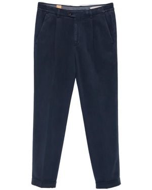 Alpha Industries Pleated Turn-Up Pants - Blue