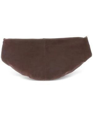 AUTENTICA 504 Large Adara Leather Knotted Shoulder Bag - Brown