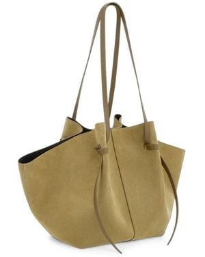 Yuzefi Mochi Suede Tote Bag - Metallic