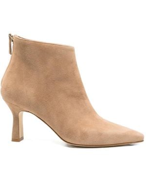The Seller Zip Ankle Boots - Natural