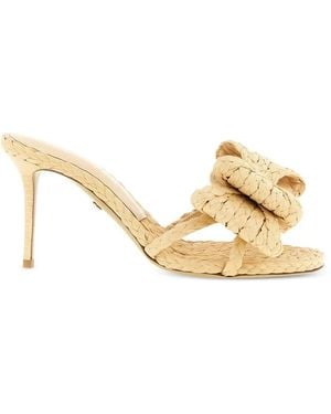 Mach & Mach Le Cadeau Sandalen Mit Schleifendetail - Mettallic