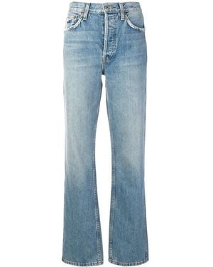 RE/DONE Straight Leg Jeans - Blue