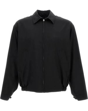 Kaptain Sunshine Collared Zip-Up Jacket - Black