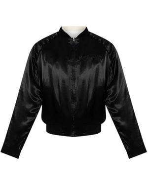 DIESEL J-Foulkes Embroidered Reversible Jacket - Black