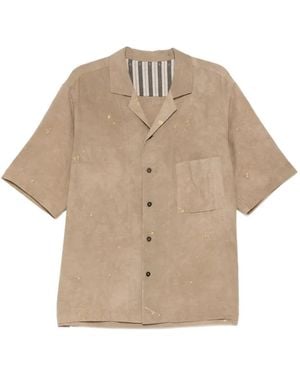 Ziggy Chen Chest-Pocket Shirt - Natural