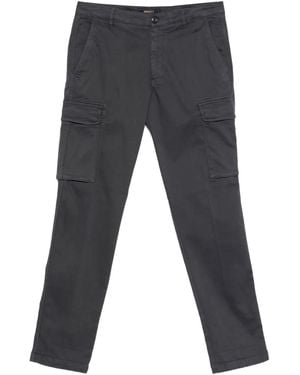 40 Weft Cargohose Mit Geradem Bein - Grau