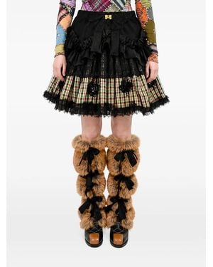 Chopova Lowena Fairway Regency Mini Skirt - Black