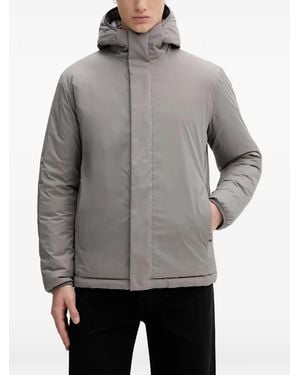 Marc O' Polo Hooded Quilted Jacket - Grey