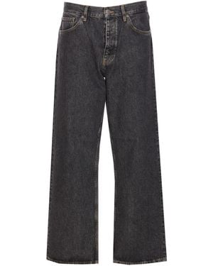 sunflower Five-Pocket Patch-Logo Jeans - Gray