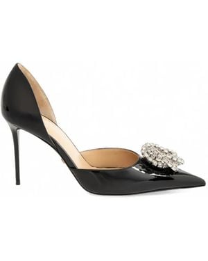 Mach & Mach Galaxy Crystal-Embellished Pumps - White