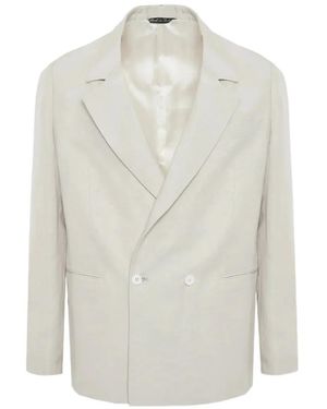 Costumein Double-Breasted Regular Fit Blazer - White