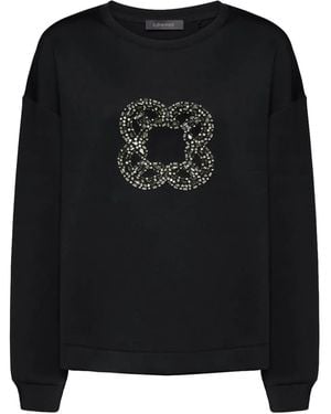 Elena Miro Sudadera con monograma - Negro