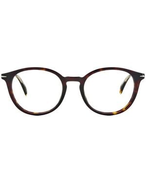 David Beckham Round-Frame Sunglasses - Black