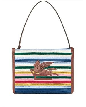 【関税込み】ETRO STRIPED VISCOSE POUCH Etro Striped Viscose Pouch | italist