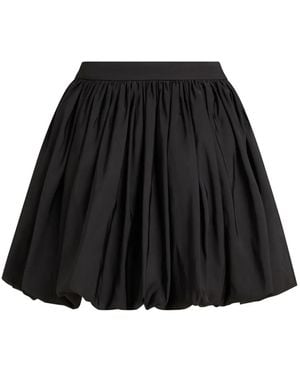 Karl Lagerfeld Plated Mini Skirt - Black