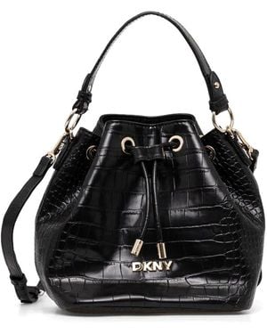 DKNY Bolso bombonera East Side - Negro